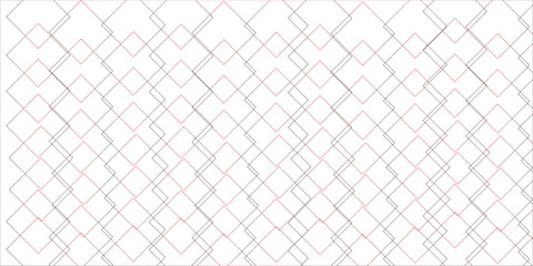 Fototapeta premium Abstract white and gray technology concept diamond triangle geometric line background white transparent material in triangle diamond and squares shapes in random geometric