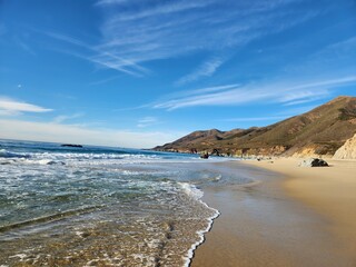 beach and sea