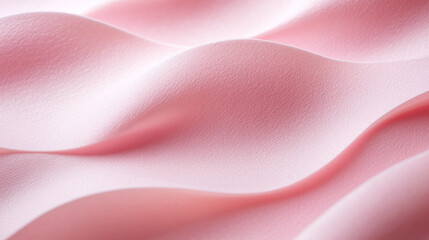 Obraz premium Soft pink paper background with subtle grain and wave.