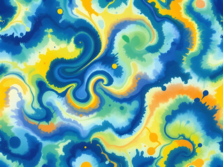 Bright, swirling abstract with vibrant colors, perfect for lively and energetic designs.