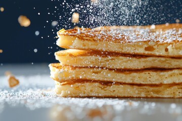 Pancake texture secrets revealed kitchen closeup photography soft diffuse lighting culinary art realistic ingredients