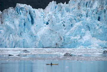 Solo Glacier Kayaker © Ryan Bonneau