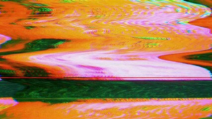 Footage with Retro Futuristic Dynamic Glitch Effect. Static noise backdrop. Digital Pixel Noise Effect. VHS 80's style, black background, 4K. - Powered by Adobe