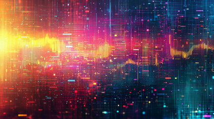 digital glitch art with this abstract representation of screen digital noise