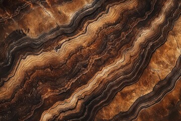 close-up of weathered wood grain pattern, rich brown tones with natural striations, detailed texture photography highlighting organic patterns