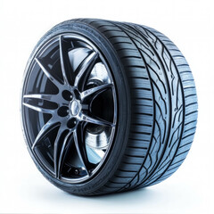 Obraz premium Car Wheel Tire Isolated