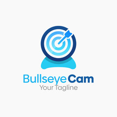 Bullseye Camera Logo Design Template. Good for Business, Agency, Community and Organization