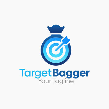 Target Bagger Logo Design Template. Good for Business, Agency, Community and Organization