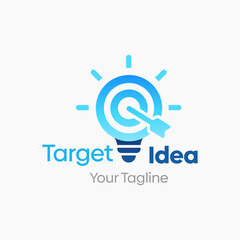 Target Idea Logo Design Template. Good for Business, Agency, Community and Organization