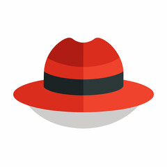 Hat Icon Vector on white background.
