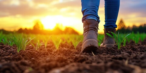 ground work and grounding exercise concept