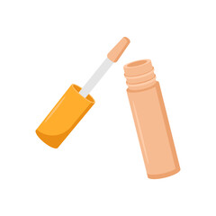 Concealer, Cosmetics Vector Illustration Isolated