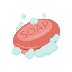 Soap, Cosmetics Vector Illustration Isolated