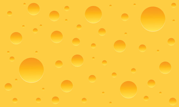 Seamless vector background texture of cheese. cheese pattern