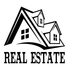 Real estate logo vector