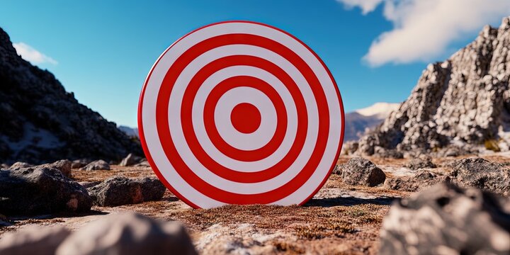 bullseye - target hit dead center