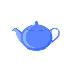 Tea Pot, Kitchen Vector Illustration Isolated
