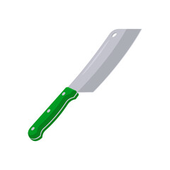 Meat Cleaver, Kitchen Vector Illustration Isolated