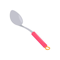 Spoon, Kitchen Vector Illustration Isolated