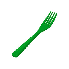 Fork, Kitchen Vector Illustration Isolated
