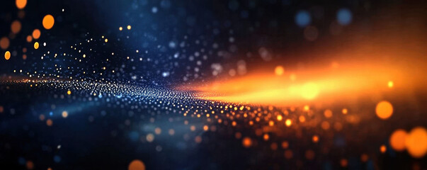 Digital background perfect for tech processes, neural networks, artificial intelligence, data transfer and encryption, digital archives, sound and graphic presentations, science, education, etc