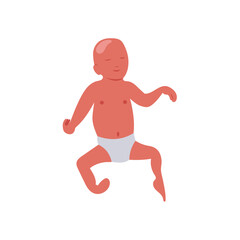Arthrogryposis, Disability Vector Illustration Isolated