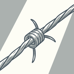 a twisted metallic rod