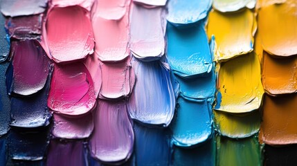 Colorful oil paint texture background.