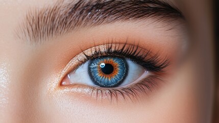 Obraz premium The Secret to Enchanting Blue Eyes