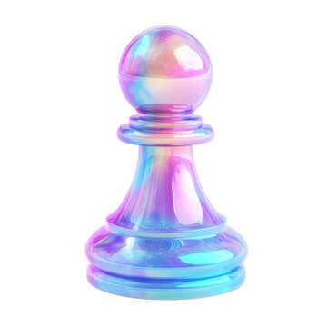glass chess game on Transparent PNG