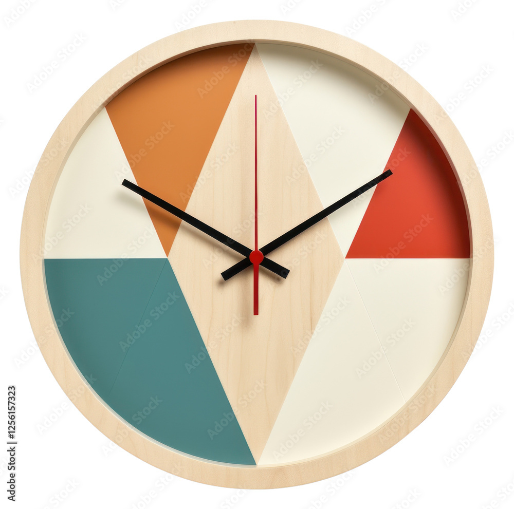 Poster PNG Modern wall clock dartboard accuracy sundial.