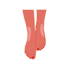 Pedicure, Beauty and Spa Vector isolated Illustration