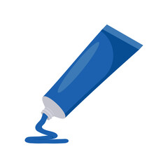 Hair, Color Tube, Beauty and Spa Vector isolated Illustration