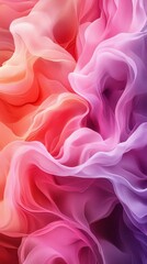 Fototapeta premium A vibrant swirl of flowing colors in shades of red, pink, and purple, creating a dreamy, artistic abstract background.