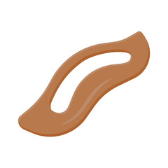 Gua Sha Massager flat vector illustration isolated