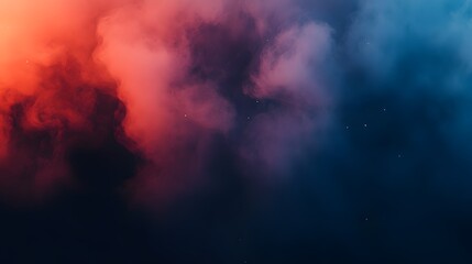 Obraz premium Vast colorful nebula with swirling clouds and twinkling stars in a night sky full of vibrant colors