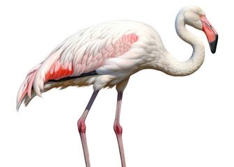 Fototapeta premium PNG A white Flamingo bird illustration flamingo animal