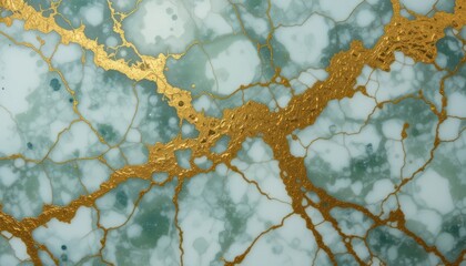 Close-up of a golden marble surface showcasing the intricate patterns and textures of jade stone