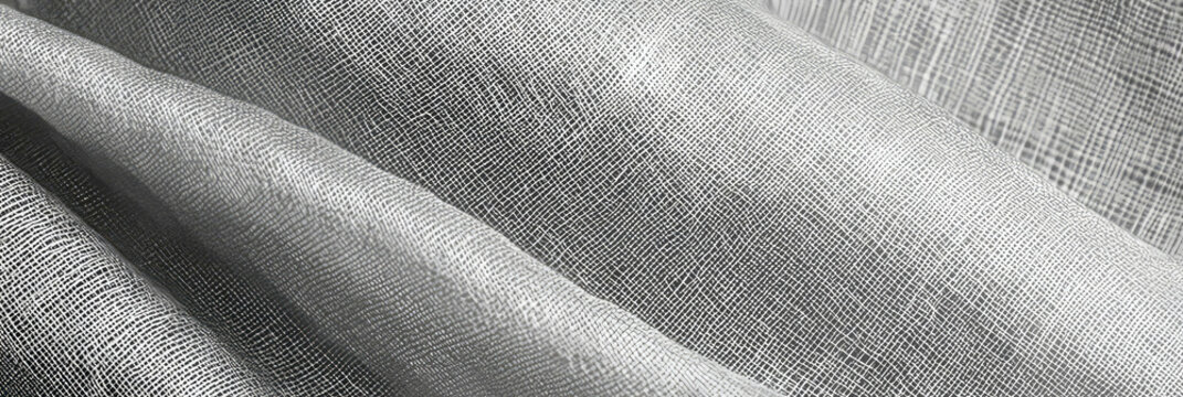 Light silver cotton fabric with a delicate batiste weave for elegant designs and projects