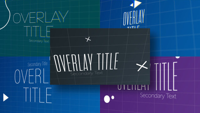 3D Elegant Corporate Slideshow | 3D Motion Titles with Control Panels