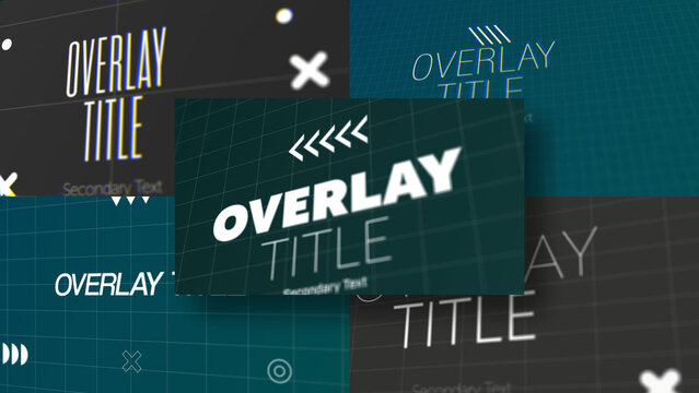 3D Minimal Business Titles | 3D Motion Titles with Control Panels