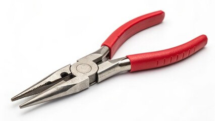 Needle-Nose Pliers on White Background