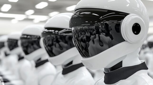 Close-up examination of AI technology in eye care reveals advanced digital scanning. Generative AI