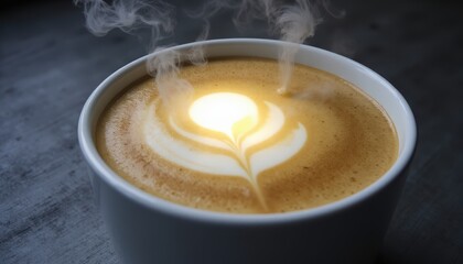 cup of coffee with milk