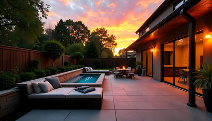 Beautiful exterior of newly built Kerala home.