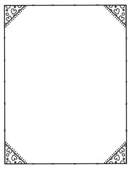 Valentine’s day border. Valentine's day frame. love heart doodle border. doodle borders and frames. Hand drawn borders clipart black and white. 