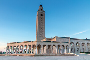 Fototapeta premium Mosque Malik ibn Anas in Carthage, Tunisia, North Africa