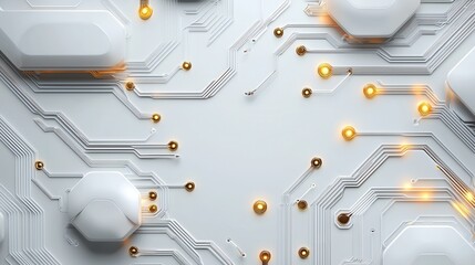 A white background with a lot of gold and white lines