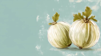 Realistic gooseberry artwork showcasing ripe fruit on branches, suited for culinary blogs, healthy food promotions, and eco-friendly packaging, sketchbook-style illustration