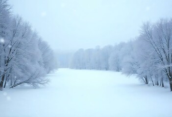 winter scene - Generative AI